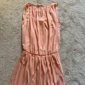 Stile Beneton Peachy Pink Chiffon Dress